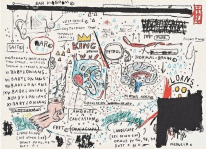 Jean-Michel Basquiat - King Brand, 1982/83-2019, Screen print