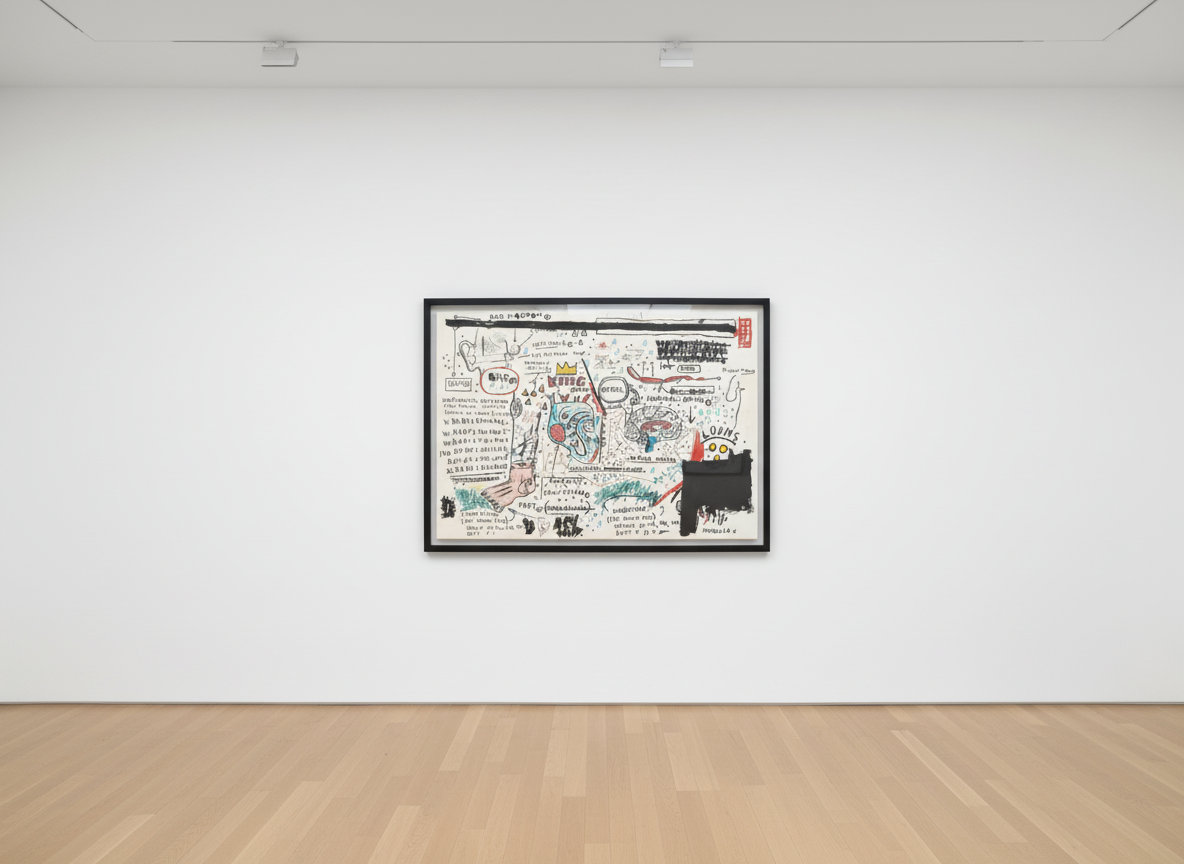 Jean-Michel Basquiat - King Brand, 1982/83-2019, Screen print