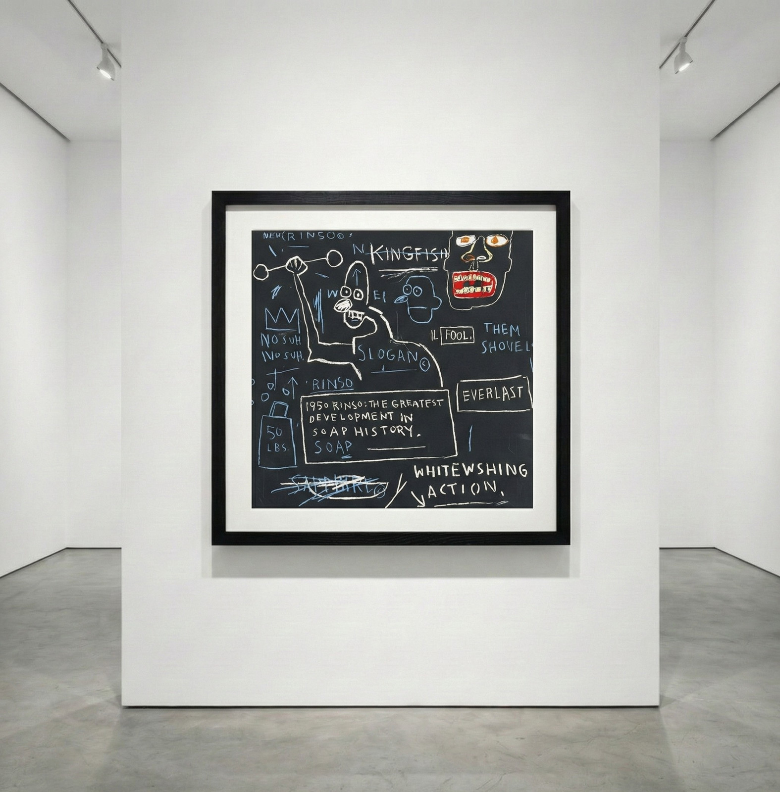 Jean-Michel Basquiat - Rinso, from Portfolio I, 1983-2001, Screen print
