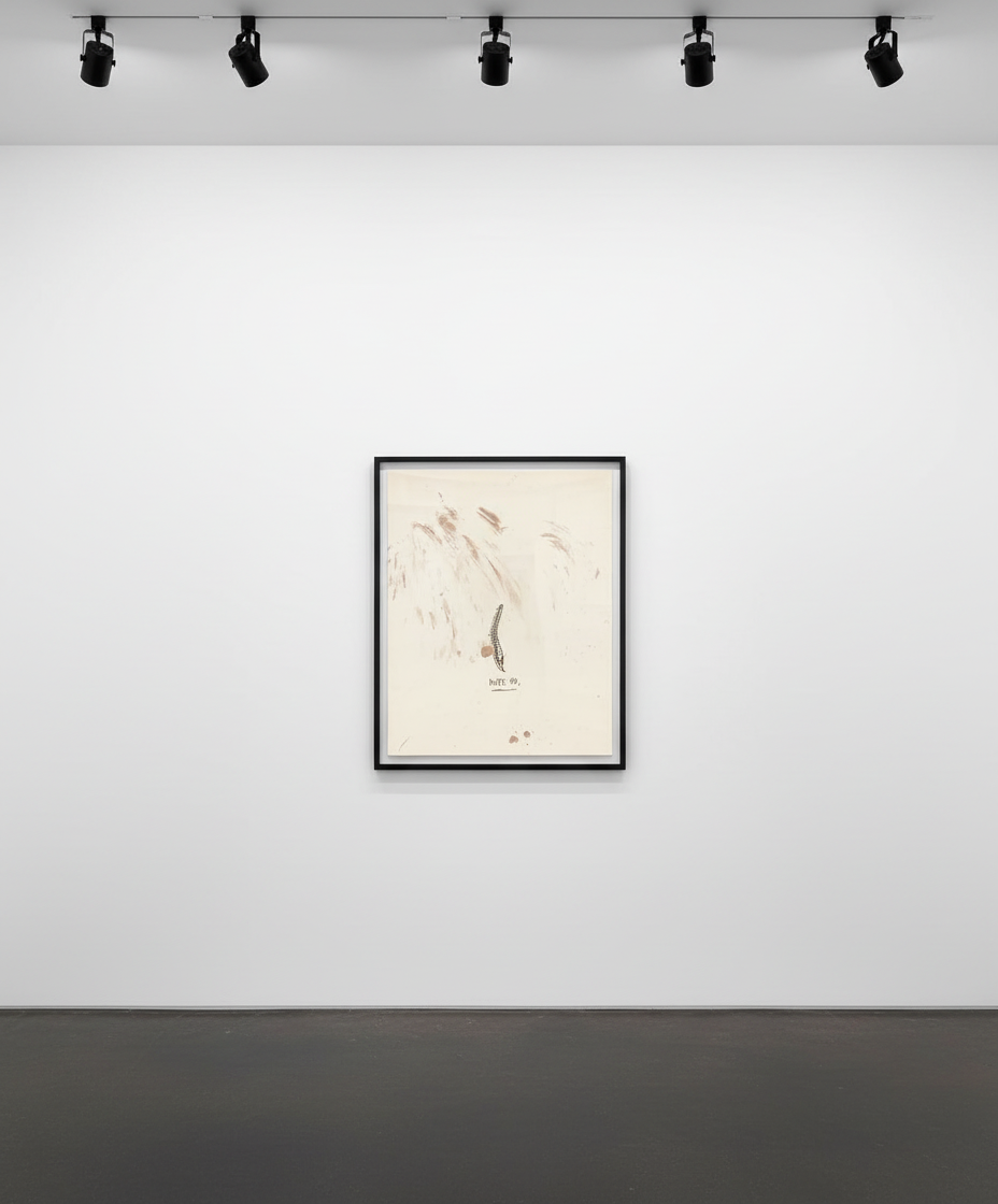 Jean-Michel Basquiat - Untitled 4 (from Leonardo), 1983, Screen print on Okawara paper