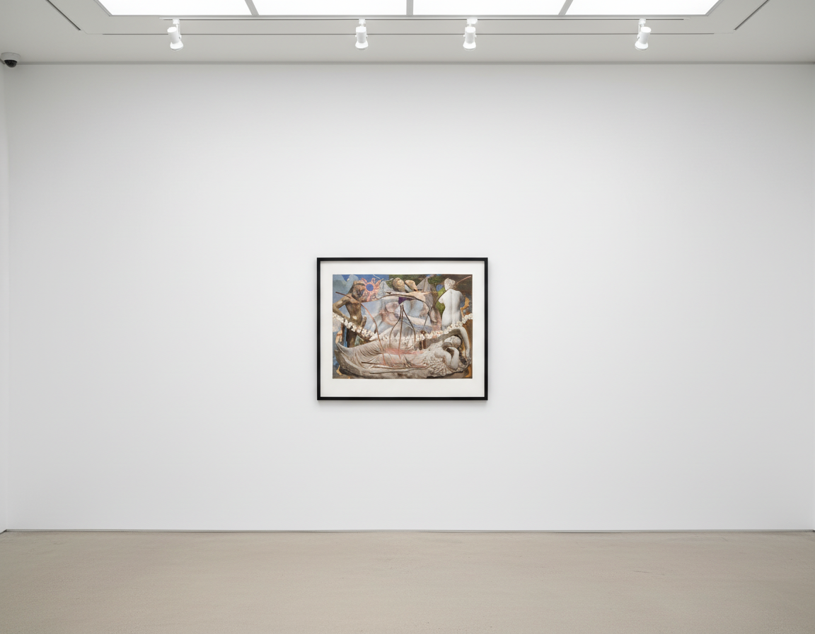 Jeff Koons - Antiquity (Ariadne Titian Bacchus Popcorn), 2019, Archival pigment print on Innova rag paper, foil