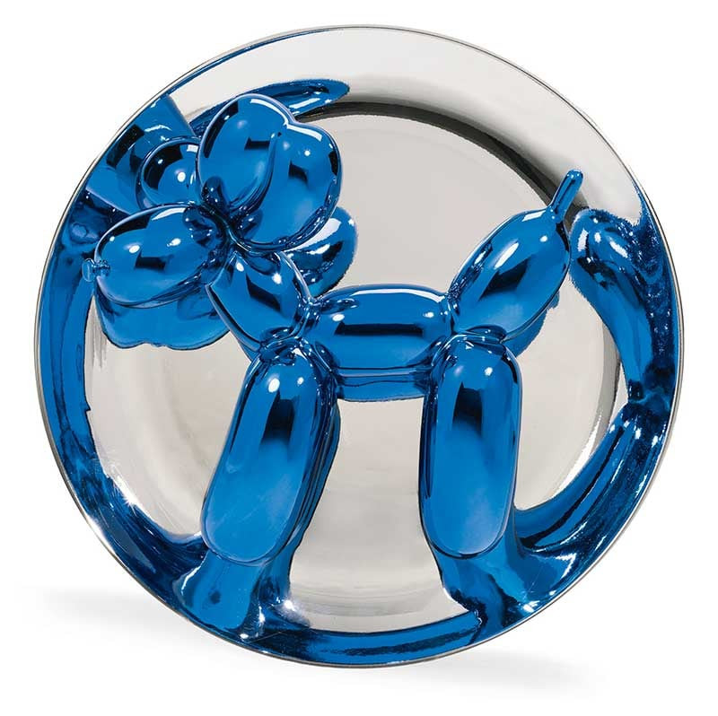 Jeff Koons - Balloon Dog (Blue), 1995, Porcelain
