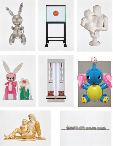 Jeff Koons - Mirror Inflatables Set of 7, 1995, Complete suite of 7 lithographs on mirror polished stainless steel