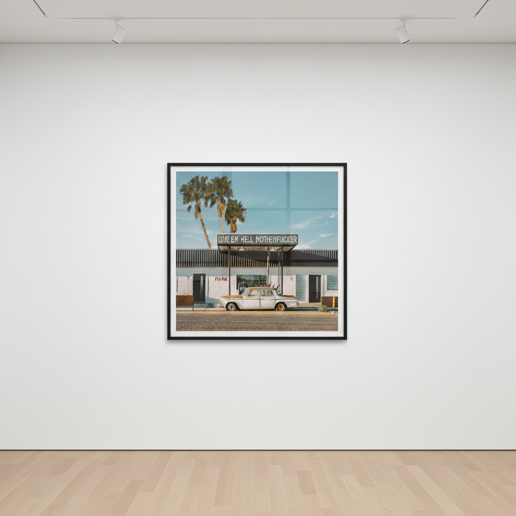 Jeffrey Czum - Give Em Hell, 2025, Digital C-Print on Archival Metallic Luster Photographic Paper