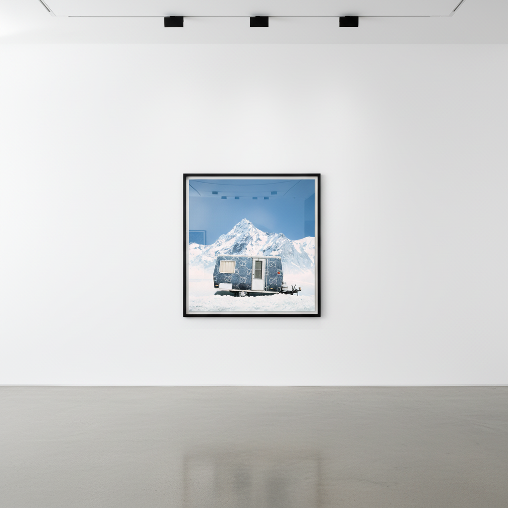 Jeffrey Czum - Glamping (Winter), 2024, Digital C-Print on Archival Metallic Luster Photographic Paper