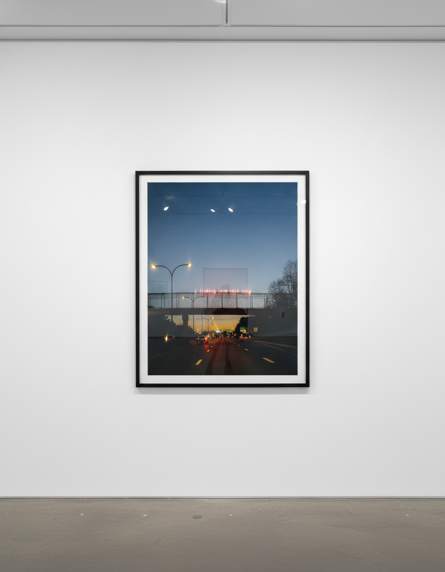 Jeffrey Czum - I Love This Song, 2024, Digital C-Print on Archival Metallic Luster Photographic Paper