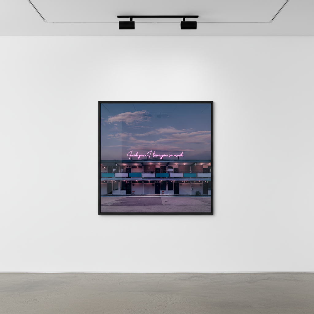 Jeffrey Czum - I Love You Indecisively, 2024, Digital C-Print on Archival Metallic Luster Photographic Paper