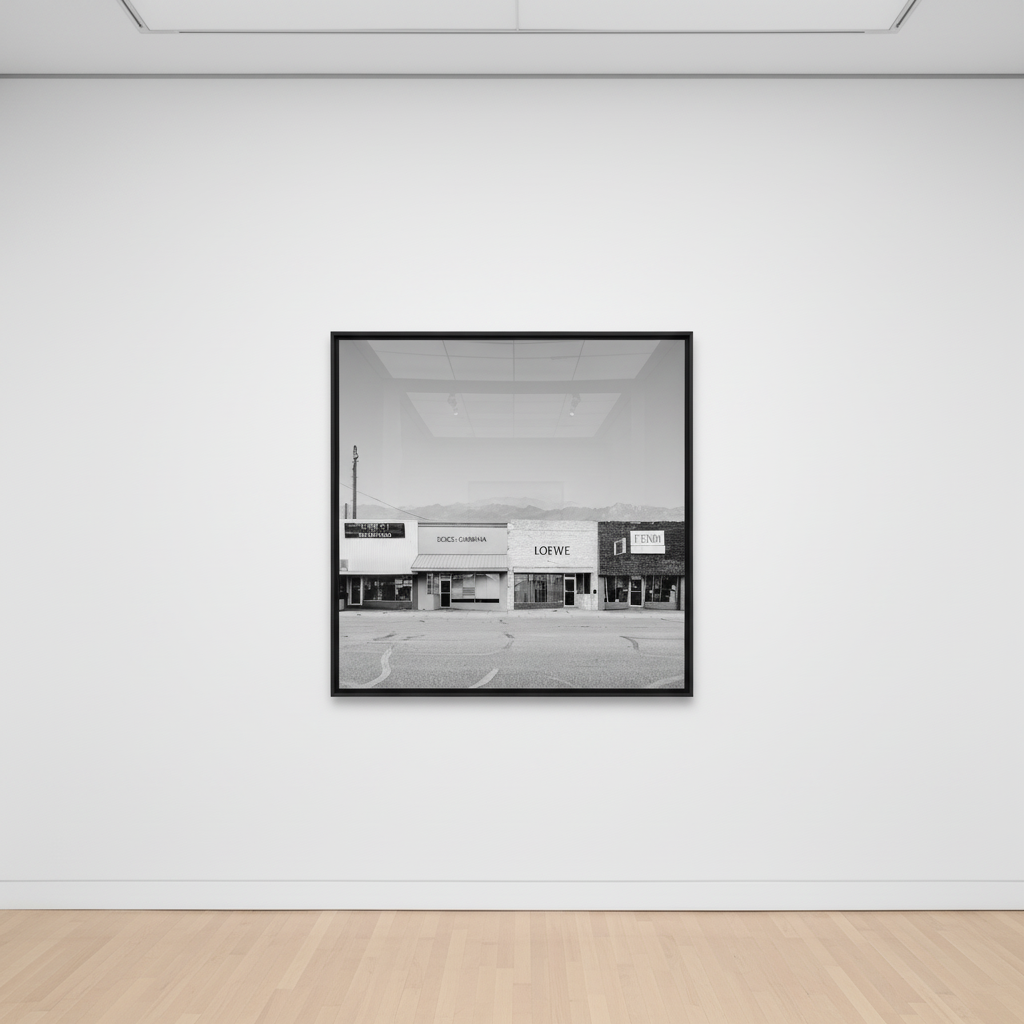 Jeffrey Czum - Strip Mall, 2025, Digital C-Print on Archival Metallic Luster Photographic Paper