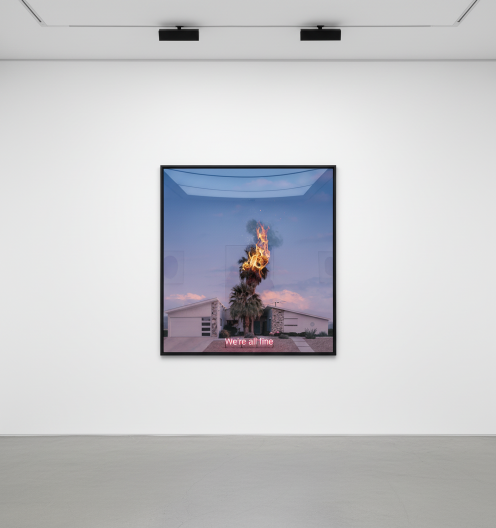 Jeffrey Czum - We're All Fine, 2022, Digital C-Print on Archival Metallic Luster Photographic Paper