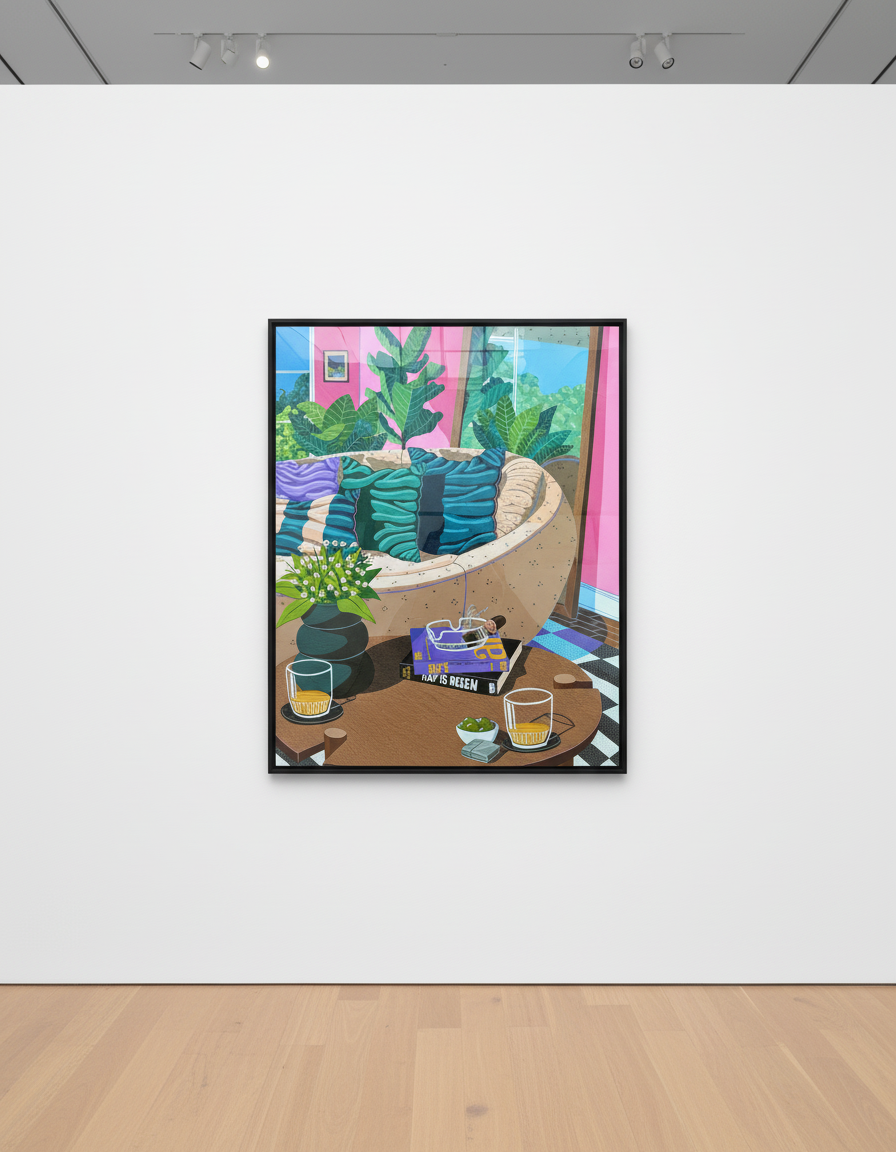 Joaquin Valdez - Après Vous, 2024, Acrylic on canvas