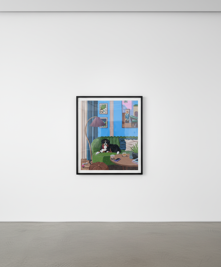 Joaquin Valdez - Gentle Giant, 2025, Acrylic on canvas