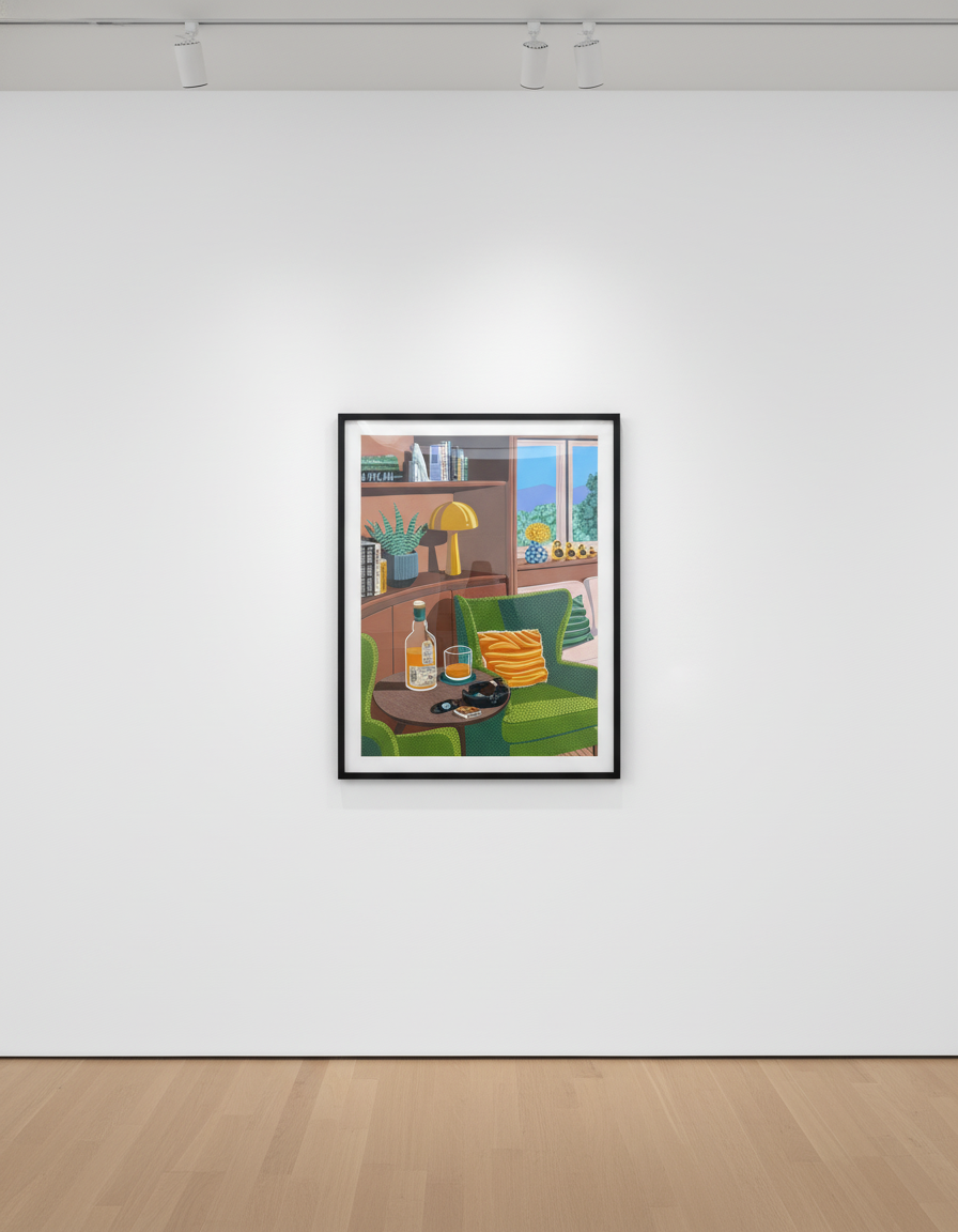 Joaquin Valdez - No Man Is An Island, 2025, Acrylic on canvas