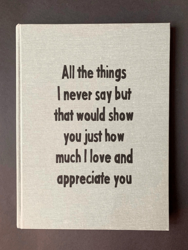 Johan Deckmann - All the Things I Never Say, 2024, Acrylic on book