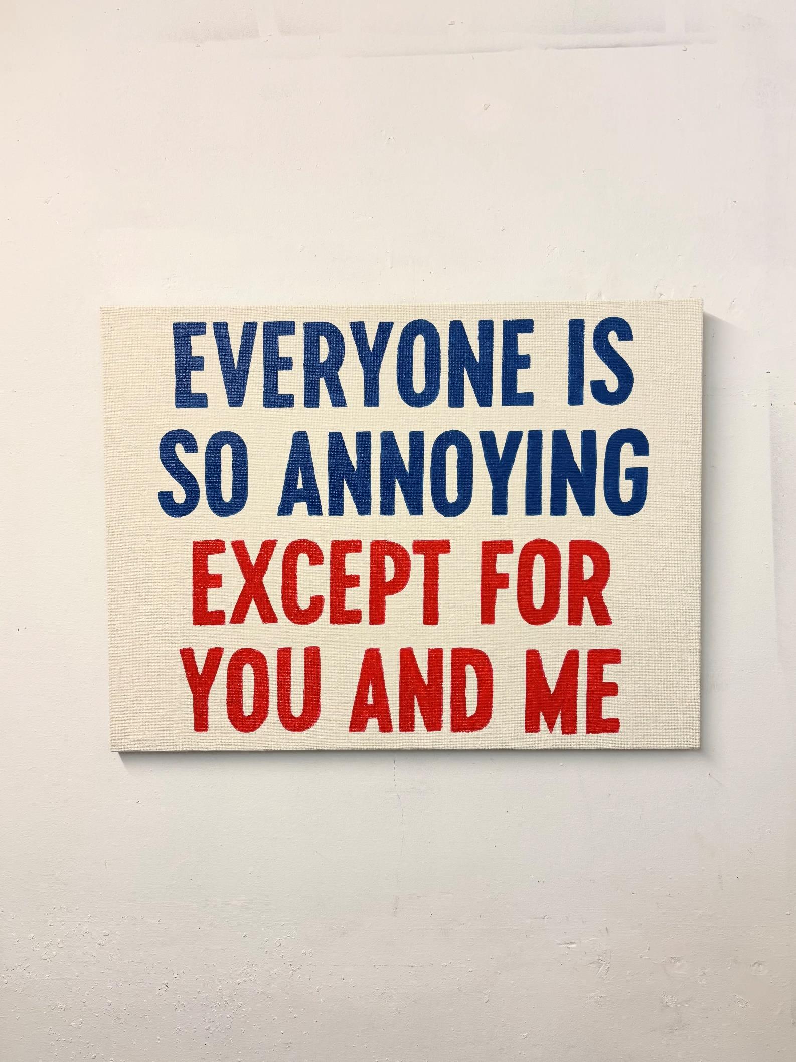 Johan Deckmann - Annoying, 2026, Acrylic on canvas