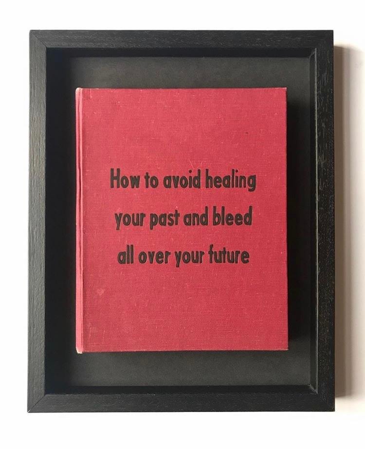 Johan Deckmann - How To Avoid Healing Your Past, 2026, Acrylic on Book 