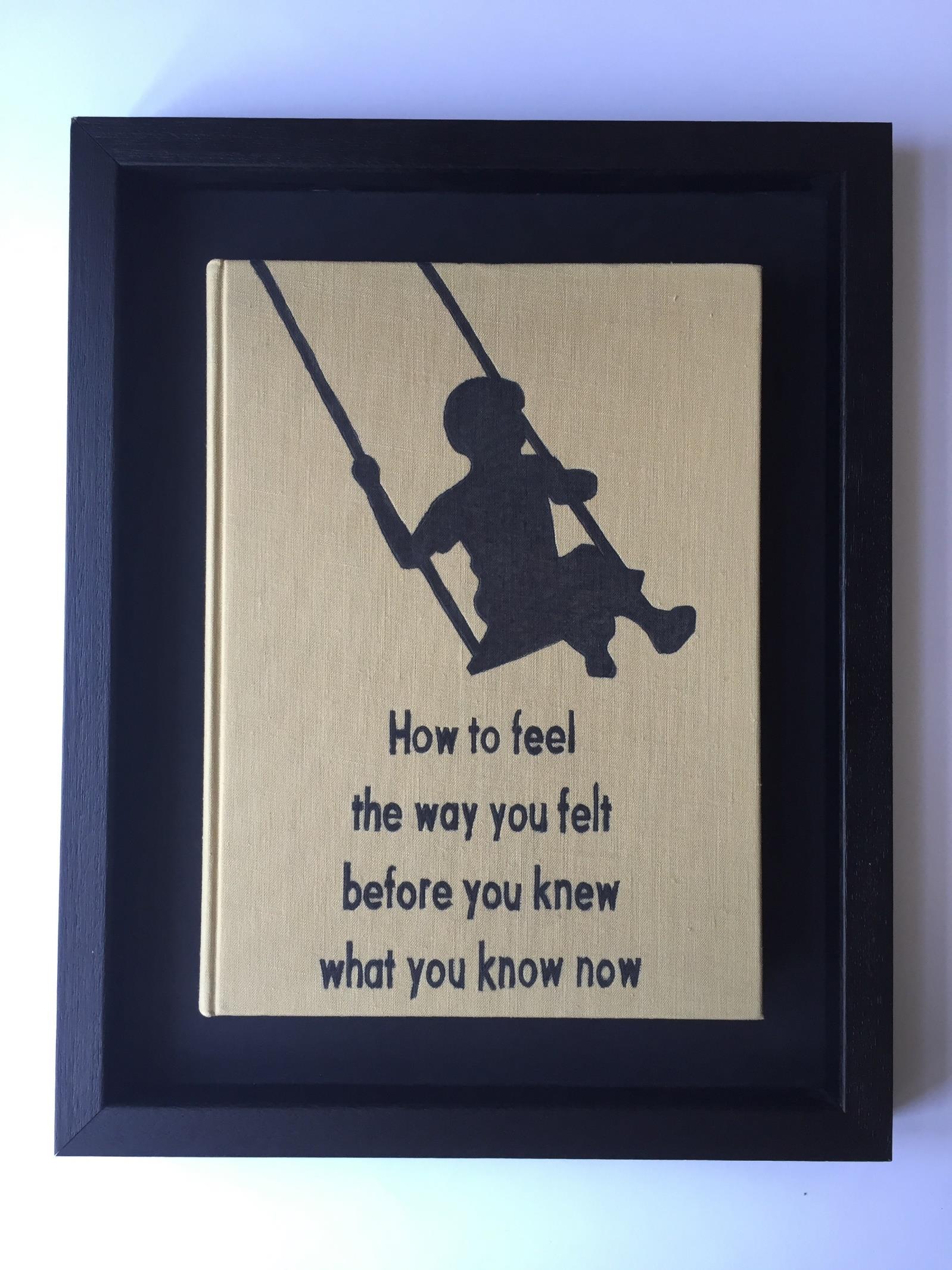 Johan Deckmann - How To Feel The Way You Felt Before You Knew, 2026, Acrylic on Book
