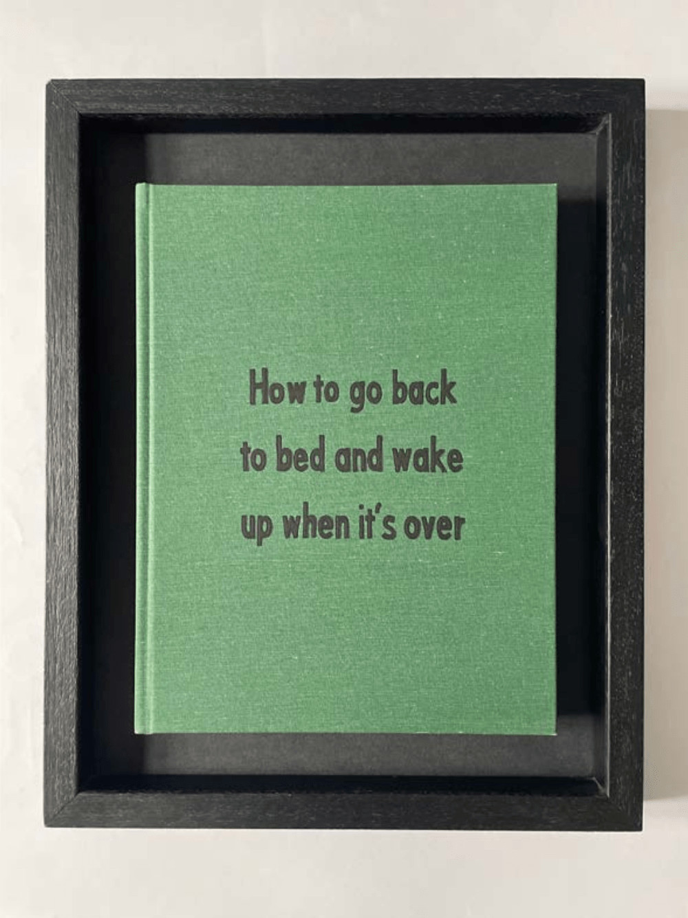 Johan Deckmann - Back To Bed, 2022, Acrylic on book