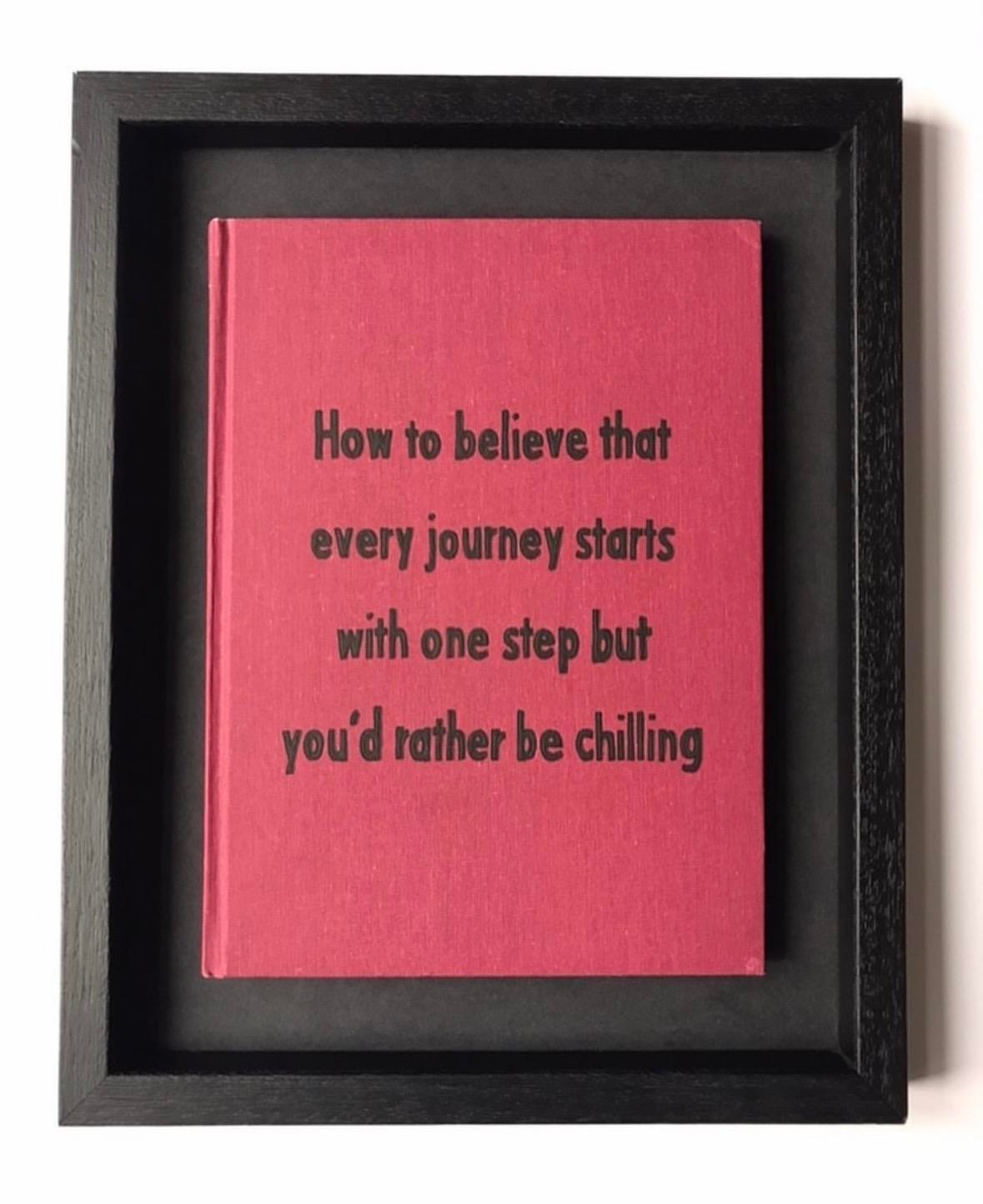 Johan Deckmann - Chilling, 2025, Acrylic on Book