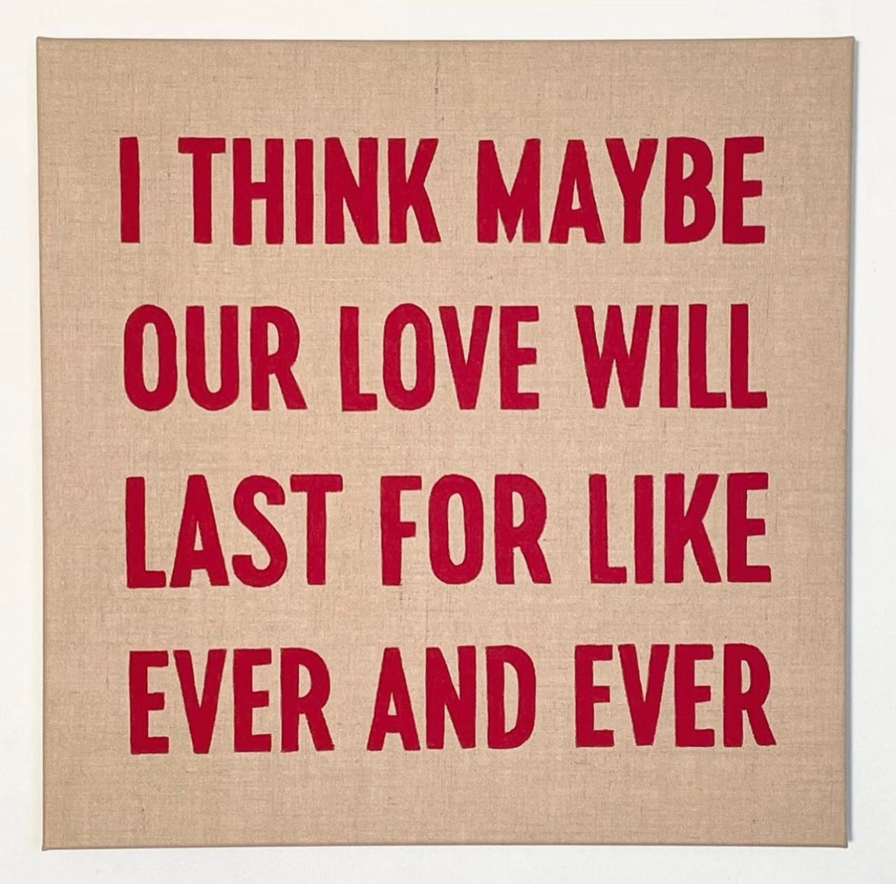 Johan Deckmann - Everlasting Love, 2022, Acrylic on canvas