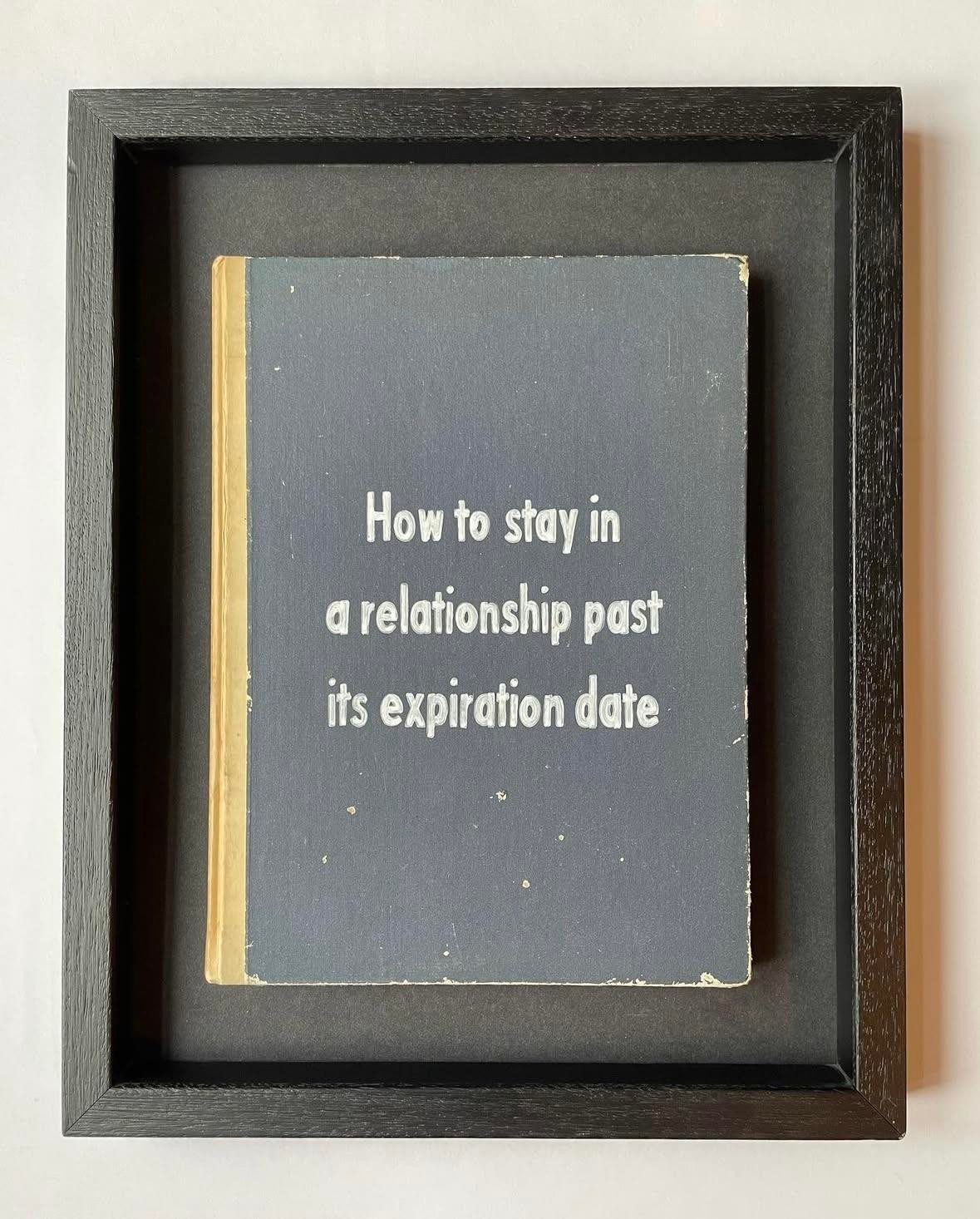 Johan Deckmann - Expiration, 2025, Acrylic on book