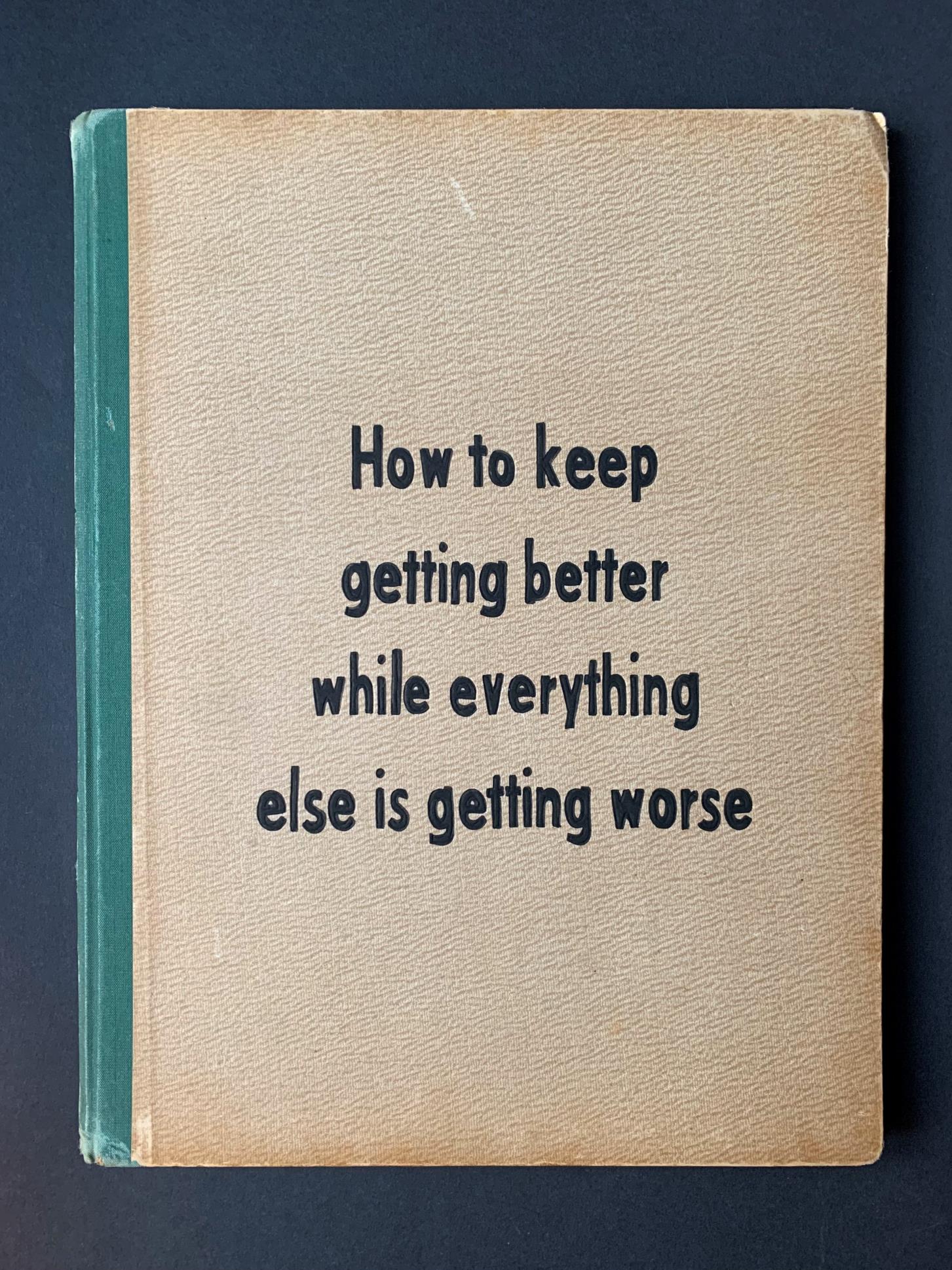 Johan Deckmann - Getting Better, 2025, Acrylic on Book 