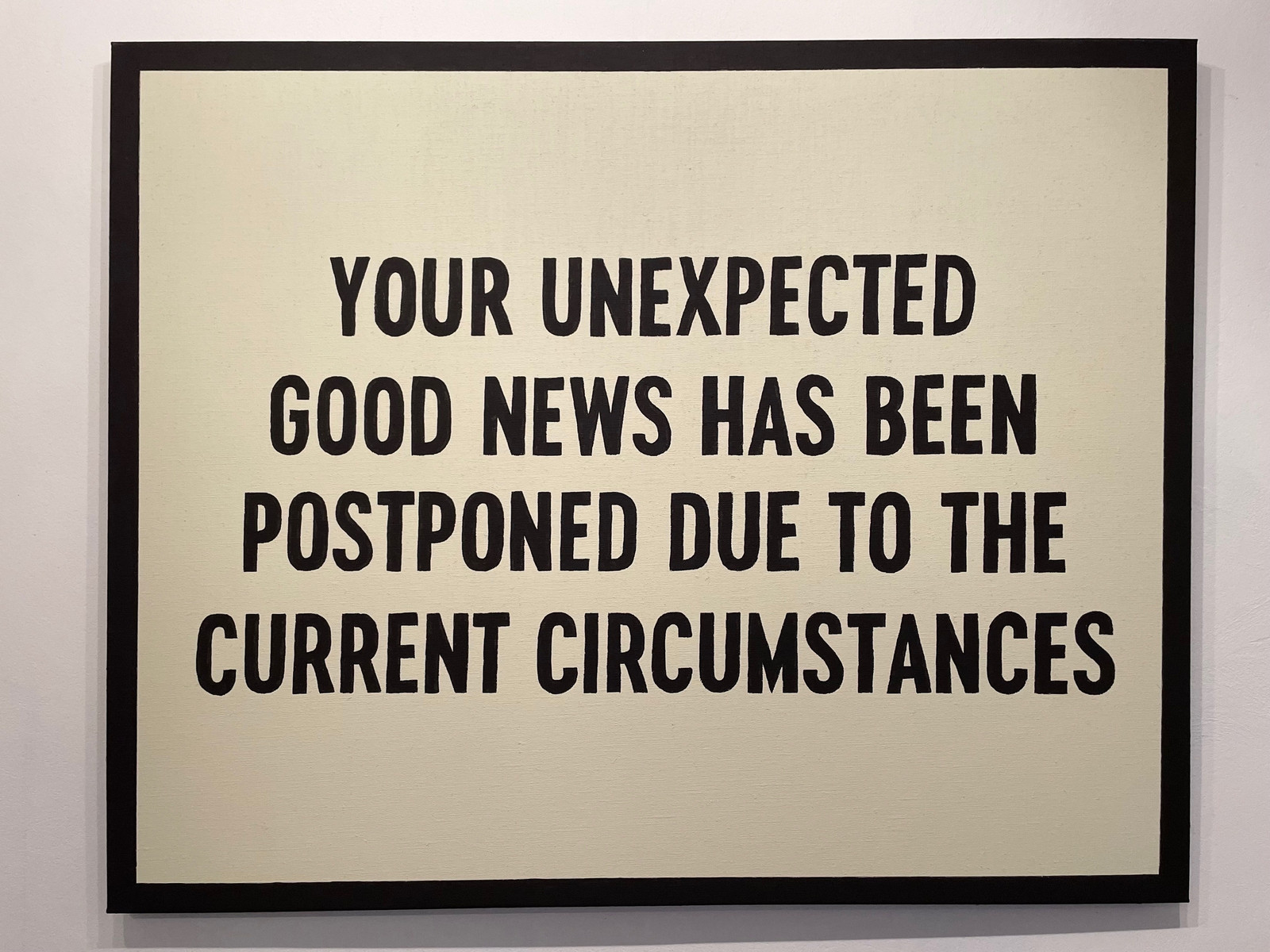 Johan Deckmann - Good News, 2022, Acrylic on canvas