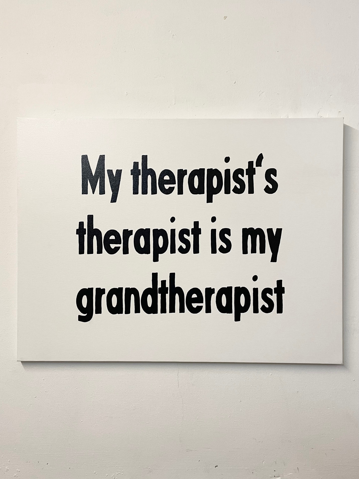 Johan Deckmann - Grandtherapist, 2024, Acrylic on canvas