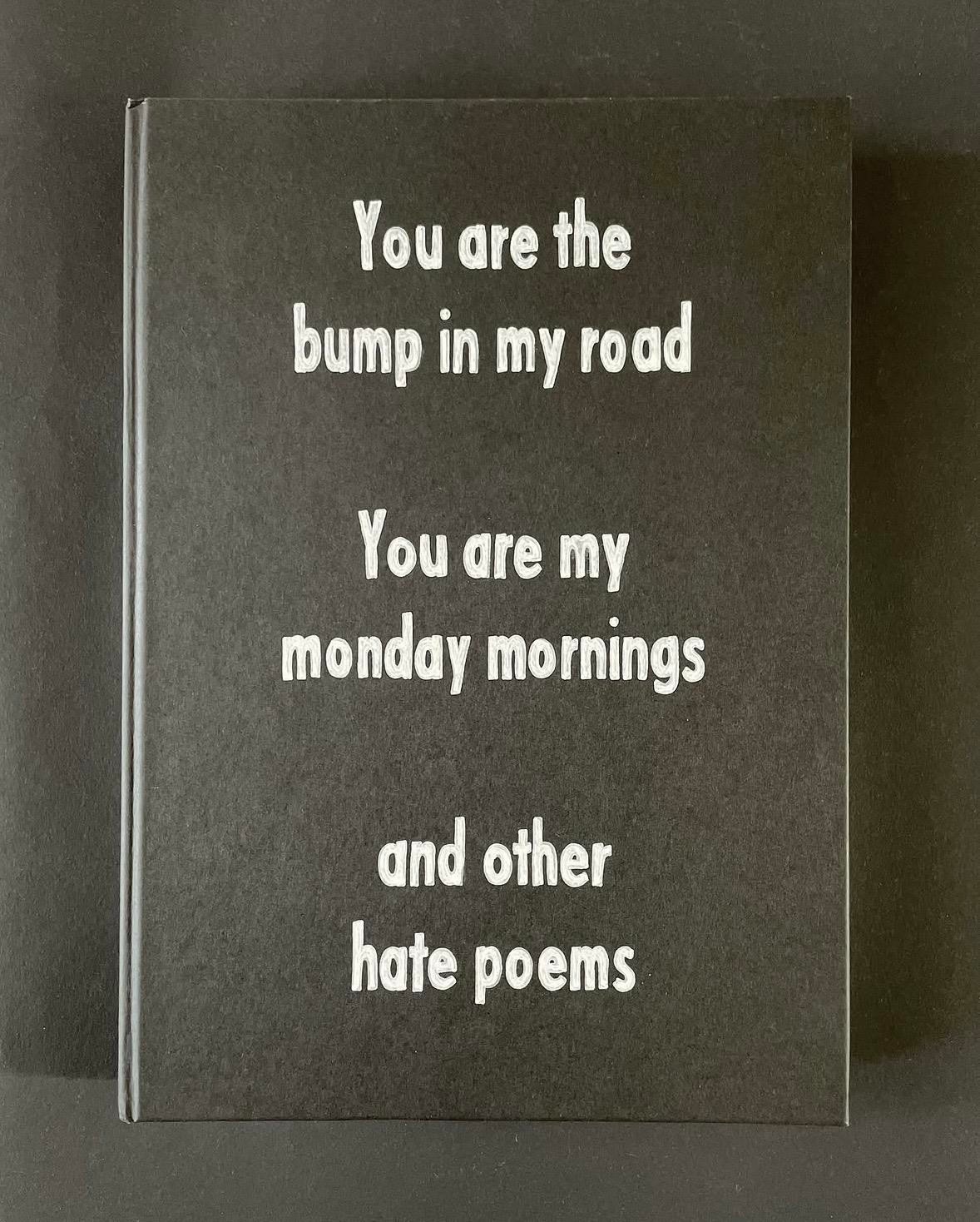 Johan Deckmann - Hate Poems, 2025, Acrylic on Book