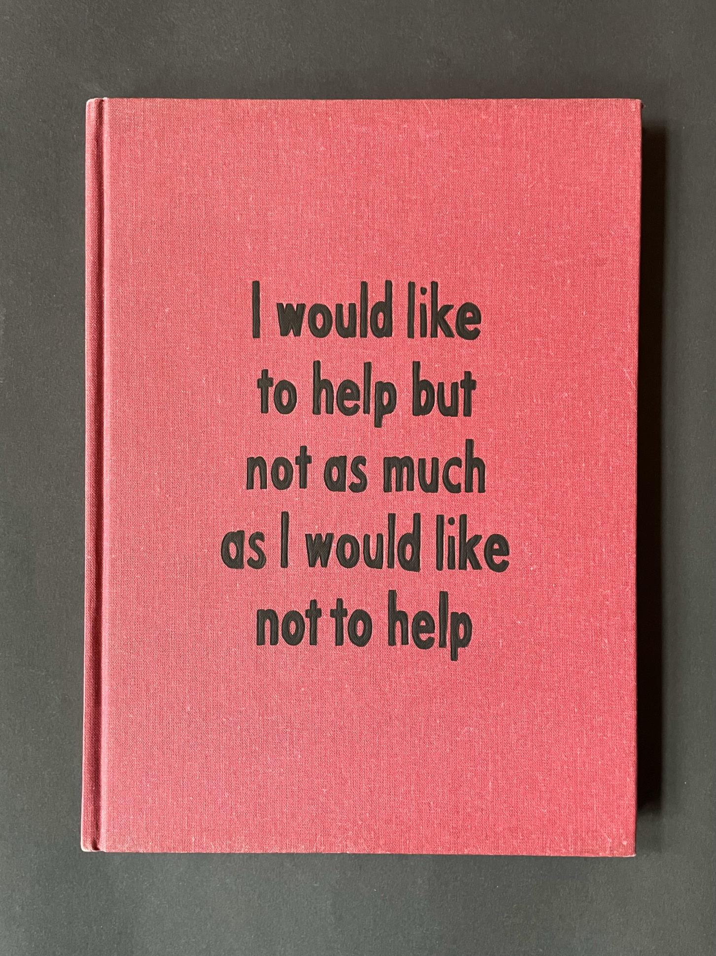 Johan Deckmann - I'd Rather Not Help, 2025, Acrylic on Book
