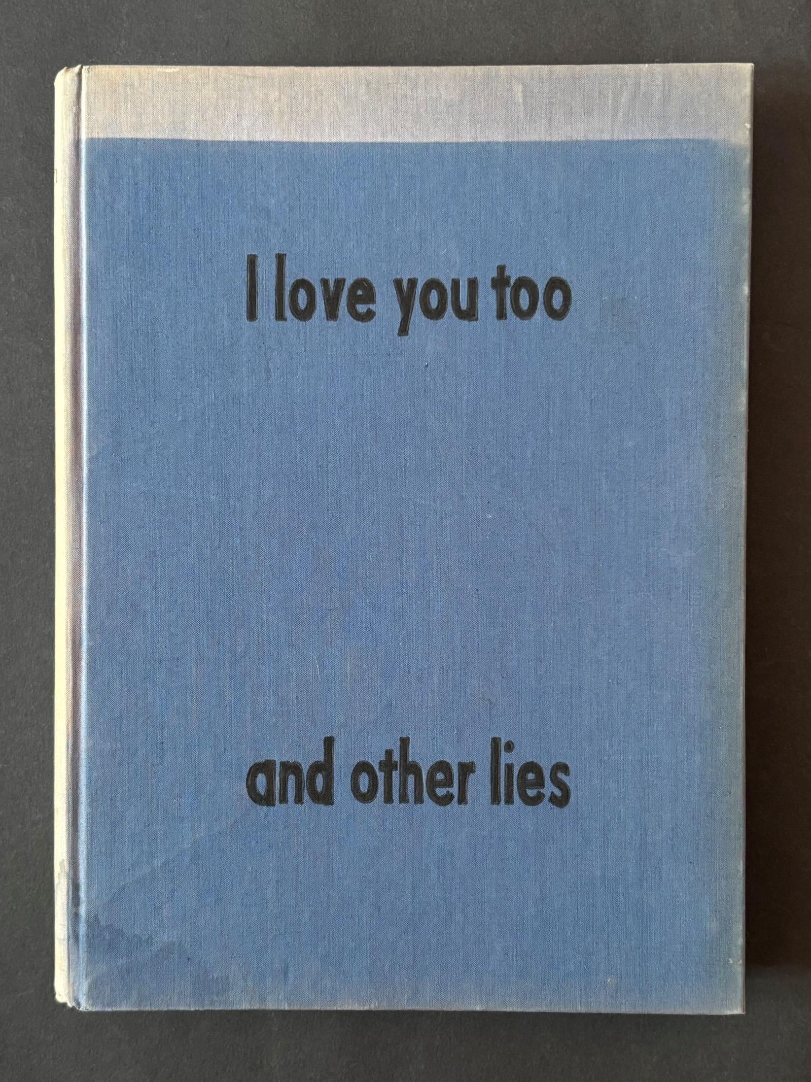Johan Deckmann - I love you, 2025, Acrylic on Book