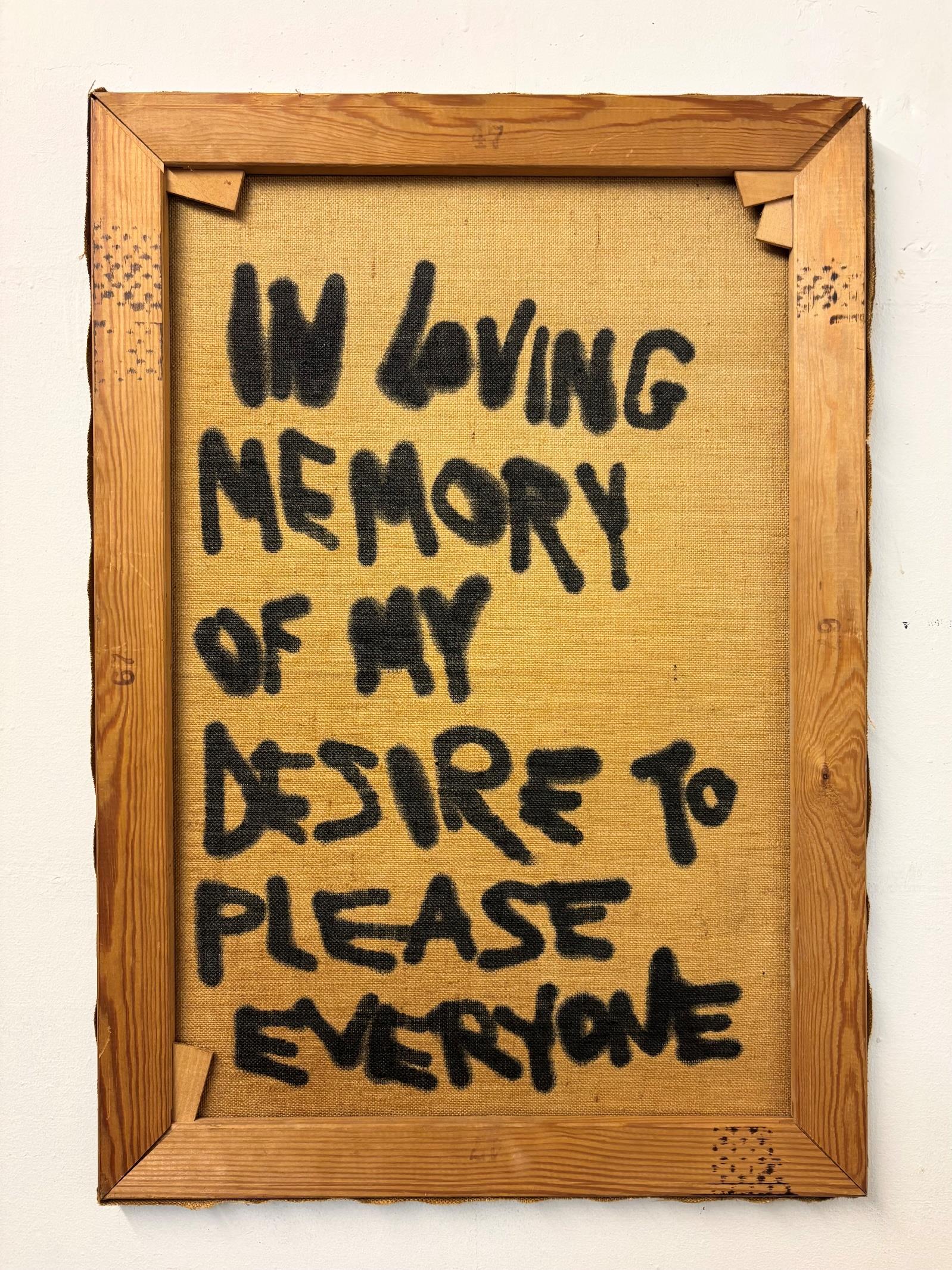 Johan Deckmann - In Loving Memory, 2025, Acrylic on Canvas