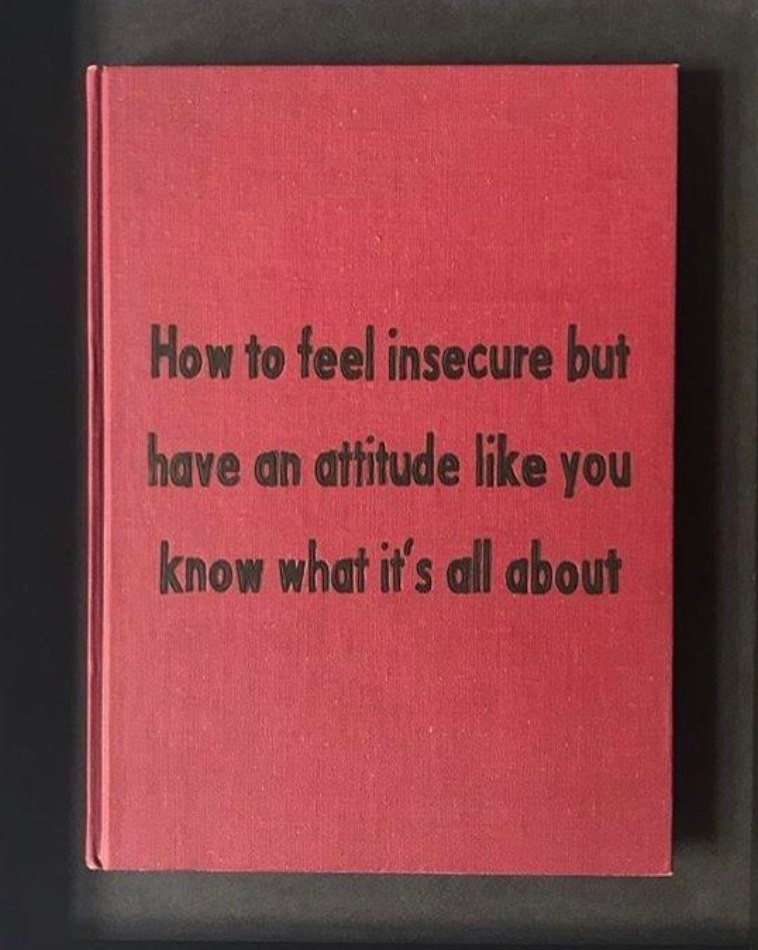 Johan Deckmann - Insecure, 2024, Acrylic on book