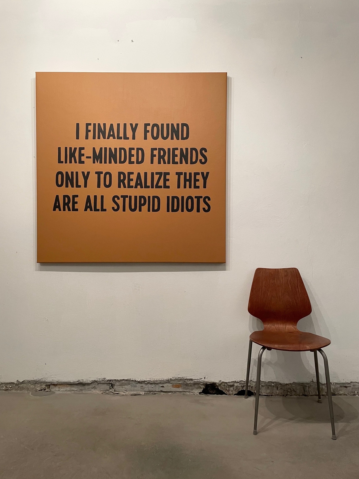 Johan Deckmann - Like-Minded Friends, 2022, Acrylic on canvas