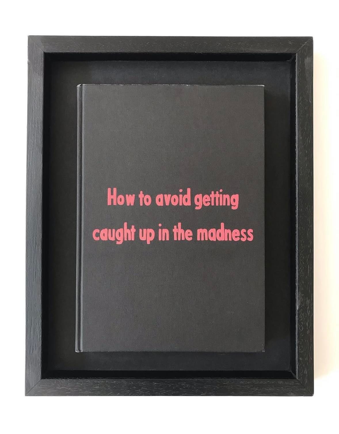 Johan Deckmann - Madness, 2025, Acrylic on book