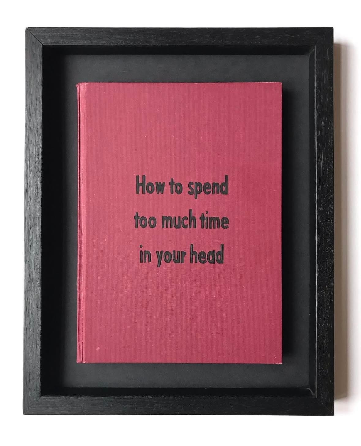 Johan Deckmann - Overthinking, 2025, Acrylic on Book