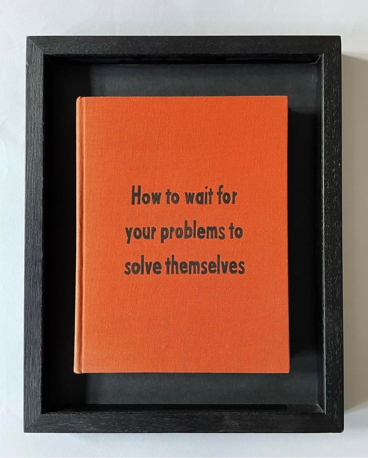 Johan Deckmann - Problems Solve Themselves, 2025, Acrylic on book