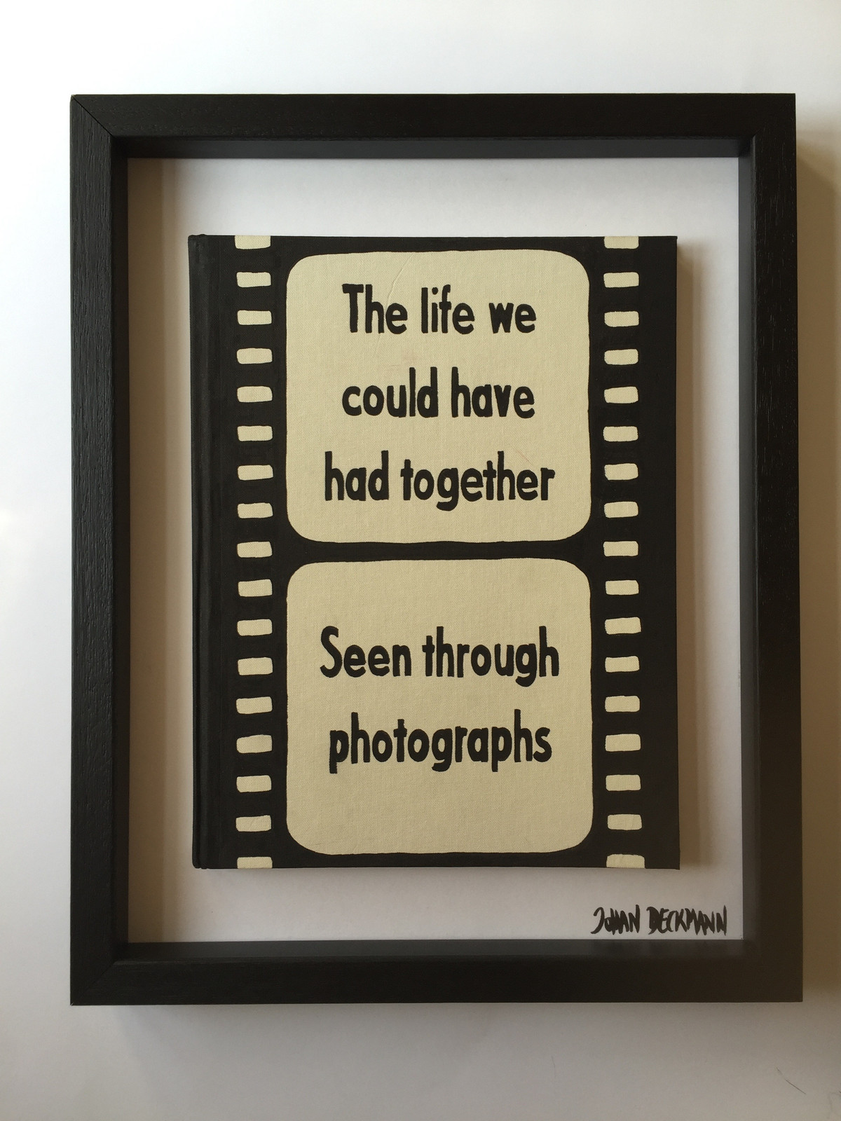 Johan Deckmann - The Life We Could Have Had Together, 2016, Acrylic on book