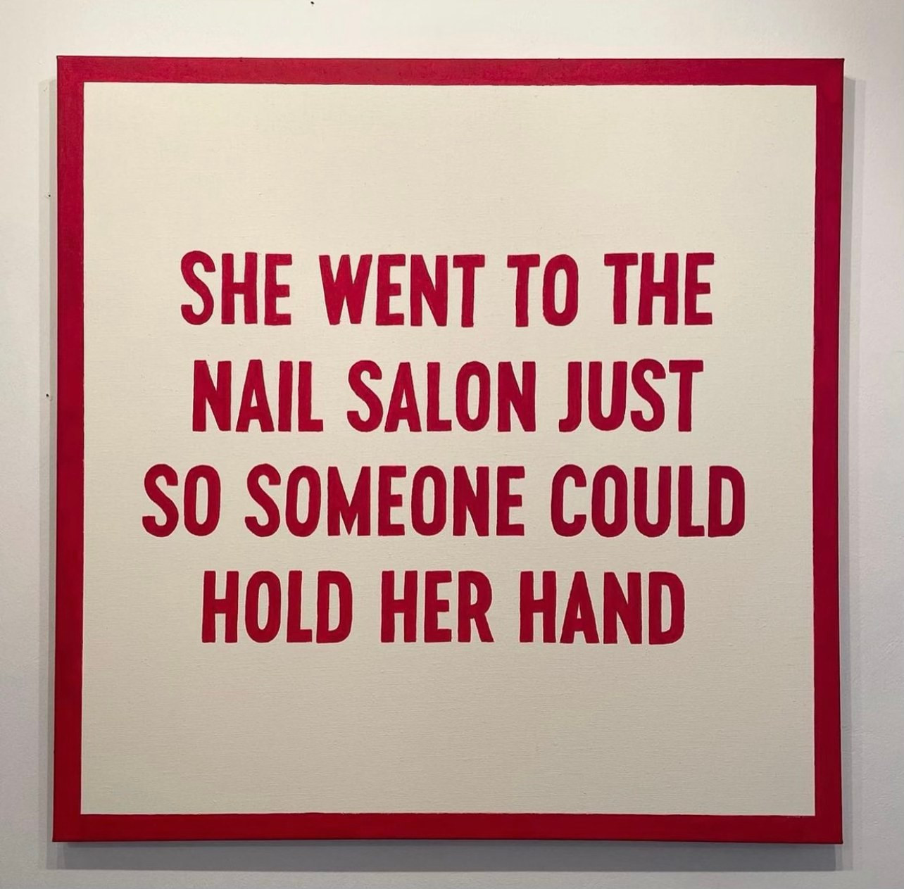 Johan Deckmann - The Nail Salon, 2022, Acrylic on canvas