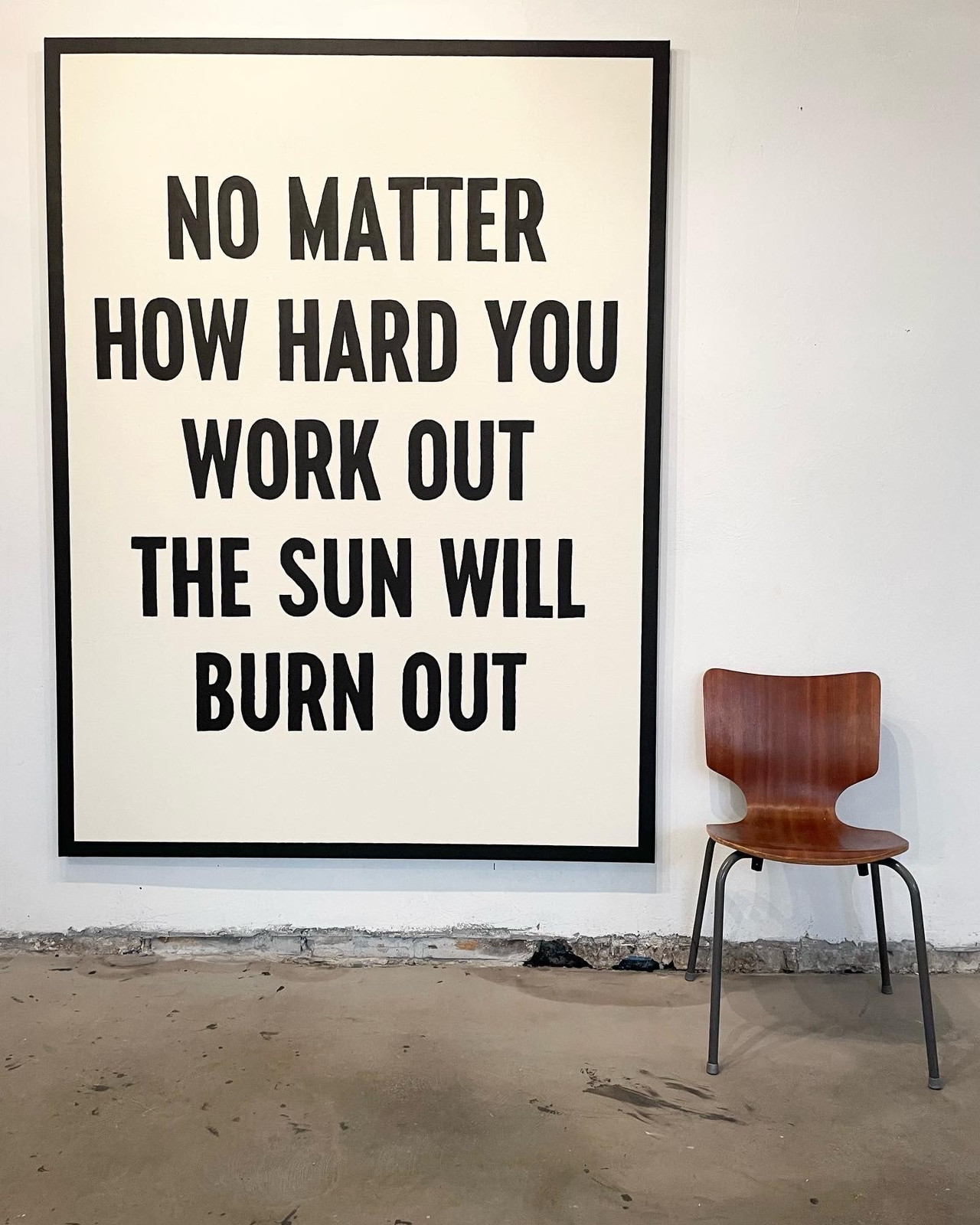 Johan Deckmann - The Sun, 2022, Acrylic on canvas