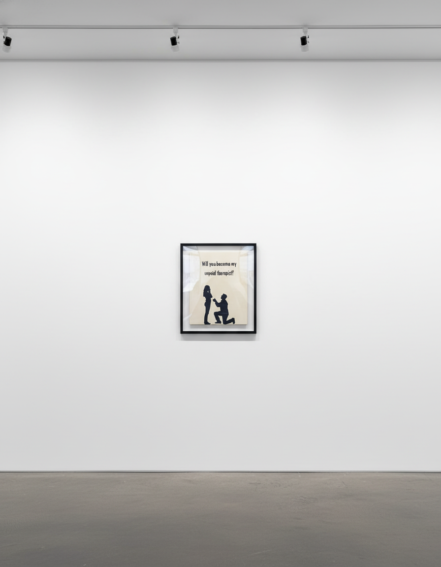 Johan Deckmann - Therapist, 2024, Acrylic on book