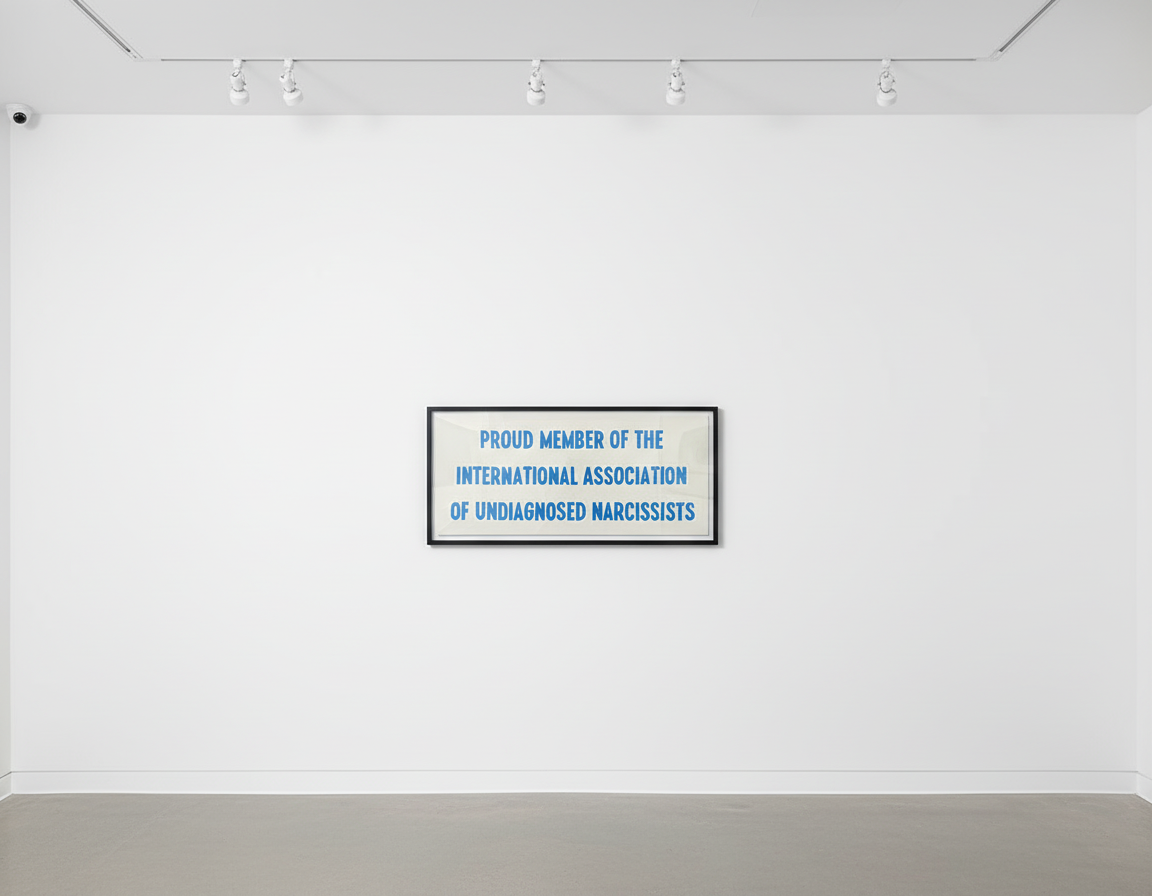 Johan Deckmann - Undiagnosed Narcissists, 2021, Acrylic on canvas