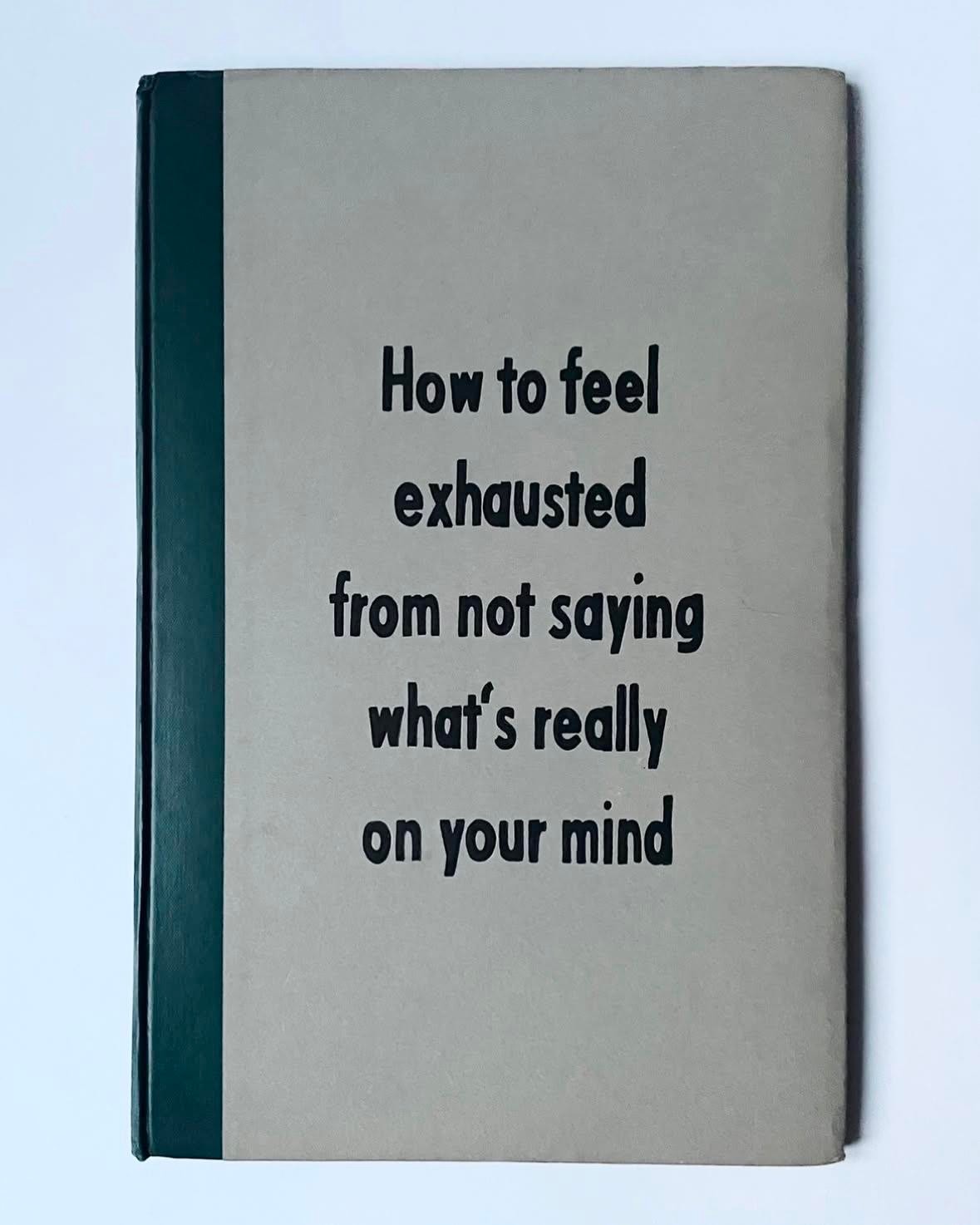 Johan Deckmann - What's On Your Mind, 2025, Acrylic on Book