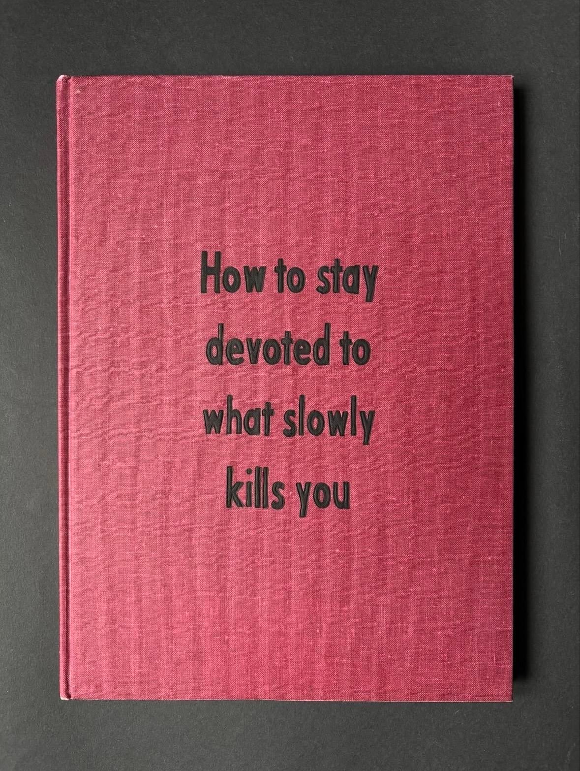 Johan Deckmann - What Slowly Kills You, 2025, Acrylic on Book