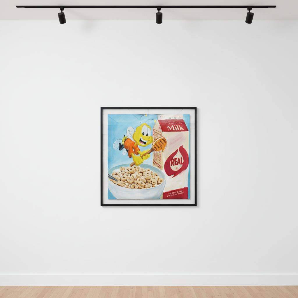 Jojo Anavim - Be Real, 2021, Acrylic on canvas