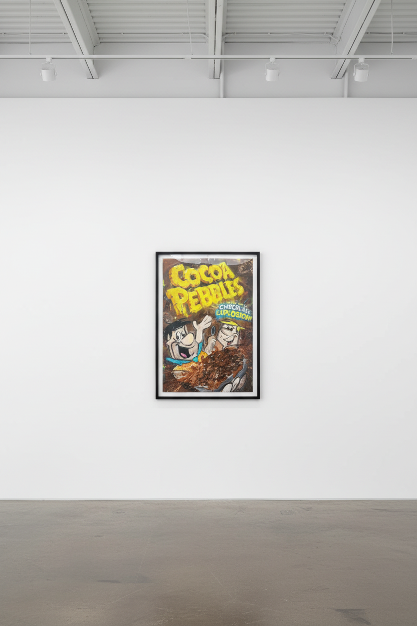Jojo Anavim - Cocoa Pebbles, 2024, Acrylic on canvas