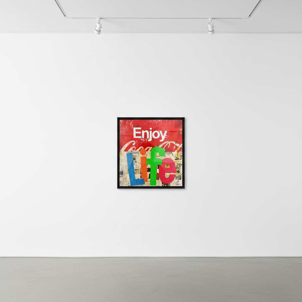 Jojo Anavim - Enjoy Life, 2023, Acrylic on canvas