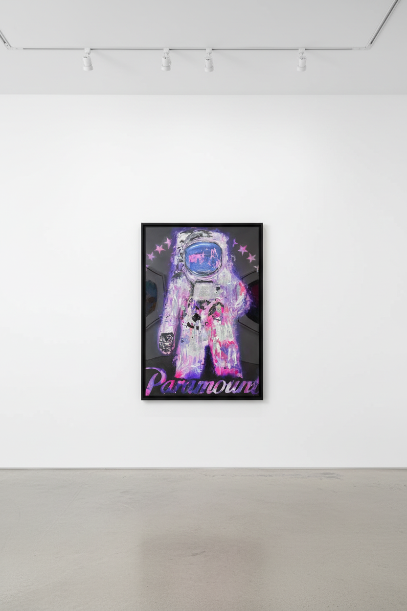 Jojo Anavim - Moonman, 2023, Acrylic on canvas