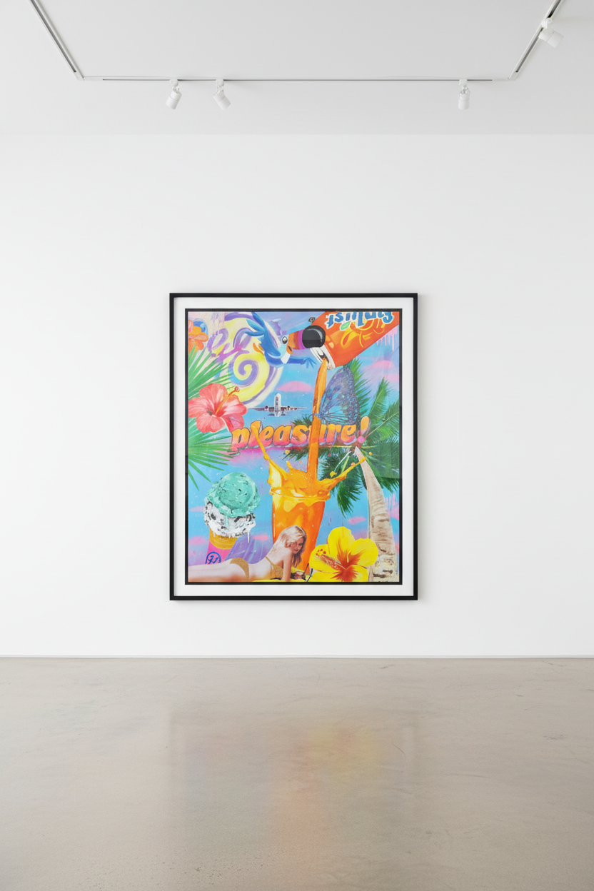 Jojo Anavim - Pleasure (Spring Break), 2020, Acrylic on canvas