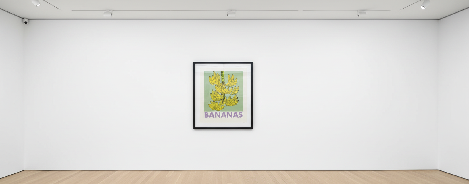 Jonas Wood - Bromeliad / Bananas / Bonsai, 2022, 13-color screen print on rising museum board