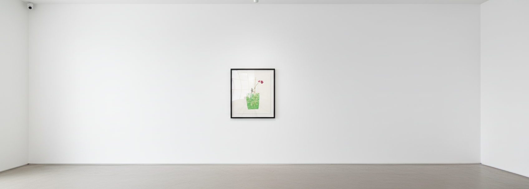 Jonas Wood - Three Landscape Pots : Night Bloom, Orchid, Bromeliad, 2019, Set of 3 etchings with collage and photolithogra...